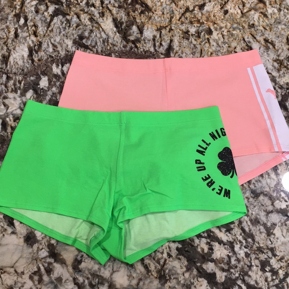VS Pink NWOT low rise boyshort bundle